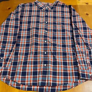 Lands End Plaid Shirt - Mens Size XXL